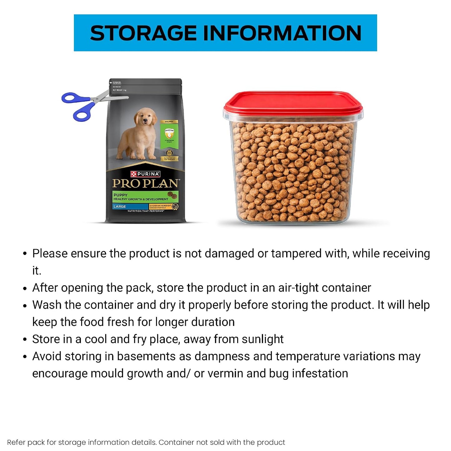 Purina Pro Plan Puppy Dry Food for Large Breed Dogs, 1kg Pack | With Chicken, Natural Colostrum, Supports Immune System, Scientifically Proven Antioxidants, Complete Nutrition