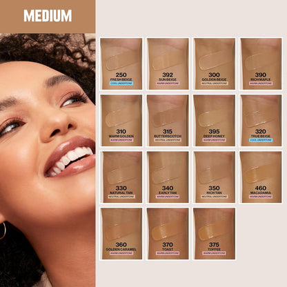 Revlon Liquid Foundation, ColorStay Face Makeup for Combination & Oily Skin, SPF 15, Medium-Full Coverage with Matte Finish, 370 Toast, 30 ml