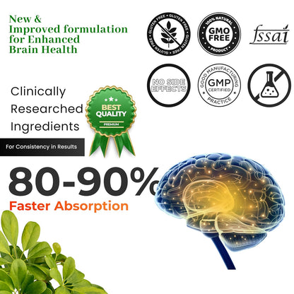 Zephivo HEALTH VEDA ORGANICS PRIVATE LIMITED Ginkgo Biloba 120 mg | 60 Veg Capsules | Supports Better Concentration & Memory | For both Men & Women