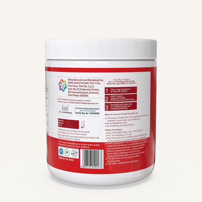 Pro360 Ortho Bone and Joint Care Supplement Nutrition Powder with Glucosomine Chondroitin MSM Collagen Peptides Boswellia Serrata Hyaluronic Acid - Diabetic Friendly - Vanilla Flavour, 250g (Nonveg)