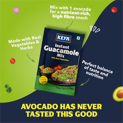 Keya Instant Guacamole Mix Multipack 25g | Guacamole Dip | Avocado | Mexican Cuisine | Seasoning | Pack Of 2