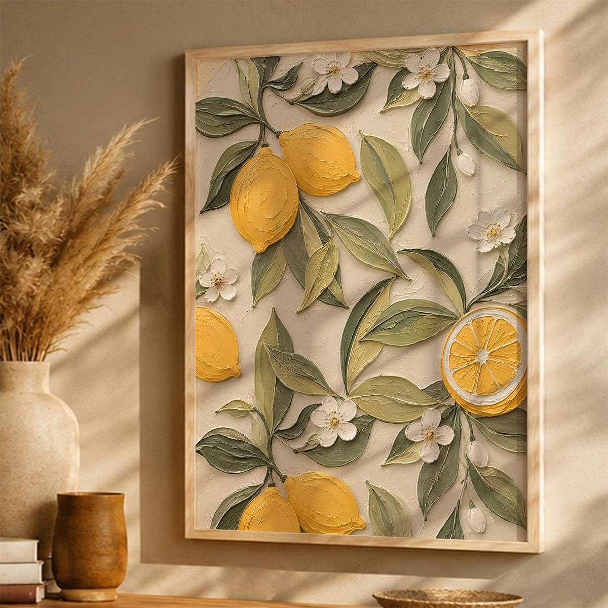 Modern Art Painting with Frame for wall decor| Modern Wall Art Painting With Frame Home Decoration For Living Room Bed Room Hotel Wall Decor Digital Reprint (14X20 inch)