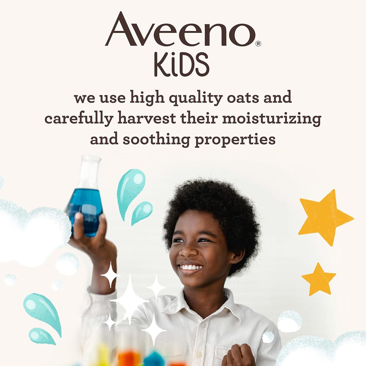 Aveeno Baby Sensitive Skin Face & Body Gel Cream For Kids, 227G