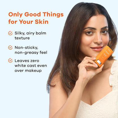 Earth Rhythm Glow Surge Vitamin C & E Sunstick SPF 50 – Brightening, No White Cast, Oxybenzone-Free, Vegan