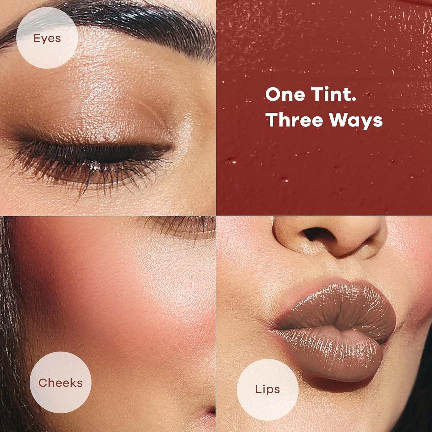 Earth Rhythm Tender Tint for Lip & Cheek with Pure Plant Pigments 10 H Stay - Bourbon