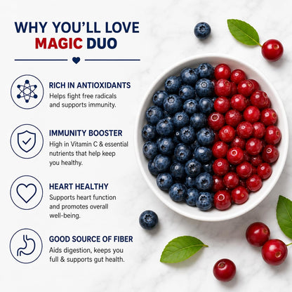 Dry Goods Co Blueberry & Cranberry Dried Berry Mix | No Added Sugar | Fresh and Healthy