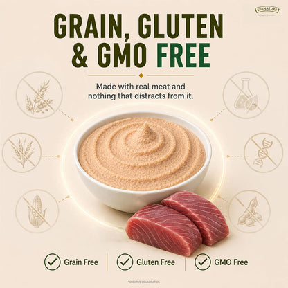 Grain Zero Adult Cat Wet Mousse 80gm | Tuna | Rich in Protein, Promotes Hydration & Easy to Digest | Grain Free, No Artificial Flavours | Packed with Essential Vitamins & Antioxidants