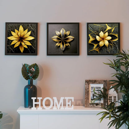 Framed Art Painting For Home, Living Room, Hall | Traditional Paintings With Frame For Home Decor (Floral D1)