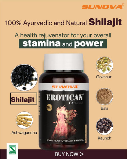 SUNOVA Erotican 60 capsules, 600 mg