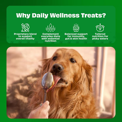 Pawfect Peanut Butter for Dogs & Puppies - 100% Natural Lickable Treat - No Added Sugar, Salt, Palm Oil - No Sweeteners, No Xylitol - Healthy Dog Treat (450g/15.87oz)