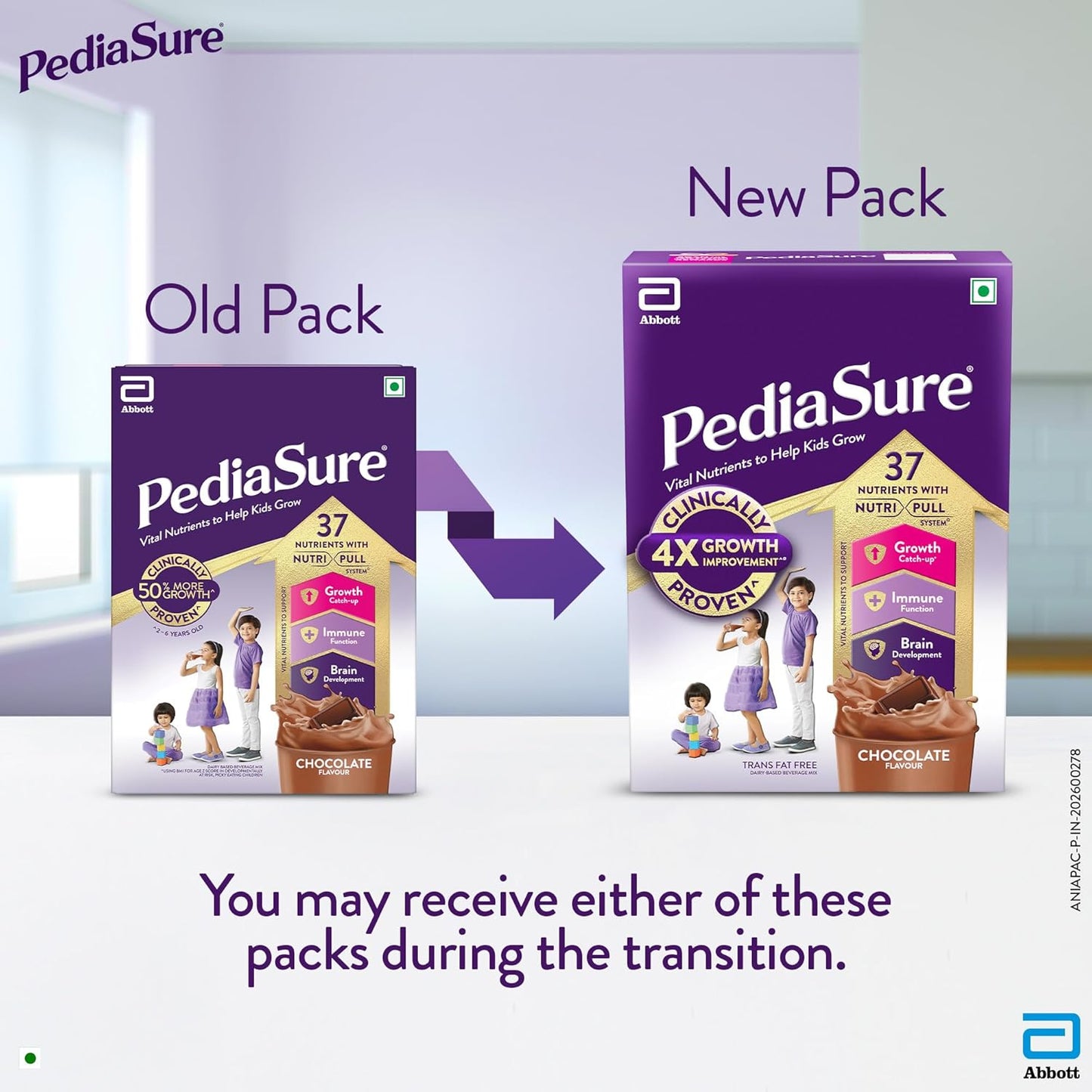 Pediasure Nutritional Drink Powder 950 gm, Chocolate, Scientifically Designed Nutrition for Supporting Kids Growth
