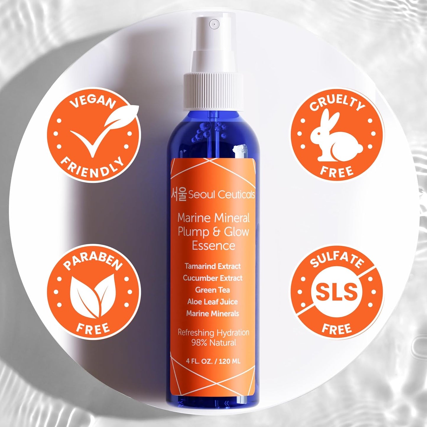 Seoul Ceuticals ONESTA Rosemary Water Growth Spray with Panthenol -Filtrate with Centella Anti Hair Fall & DHT Blocker Mist for Thicker Stronger - Sulphate & Paraben Free Hair Spray for Men & Women K-Beauty 100ml