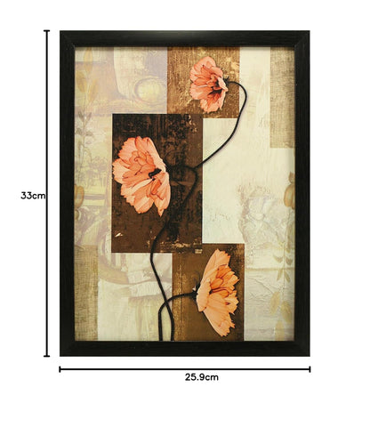 3 PC Set of Floral Paintings (1057)