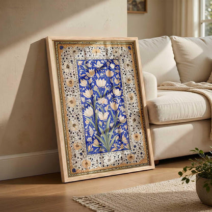 Indian Traditional Madhubani Art Wall Painting Home Decoration With Frame | Engineered Wood | Digital Reprint | For Living Room Bed Room Hotel Wall Decor (14X20 inch)