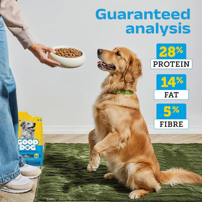 Good Dog Baked Chicken & Egg Dry Dog Food | 1 kg | Human Grade Ingredients | Complete & Balanced with Vitamins, Minerals & Indian Herbs to Support Gut Health | NutriFocus Dry Food for Adult Dogs