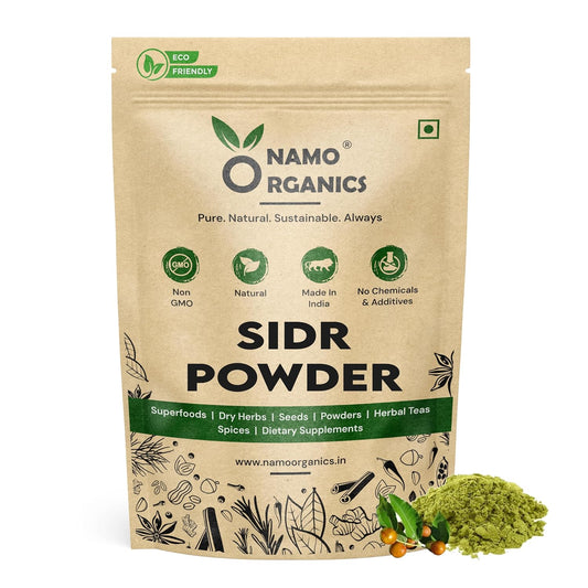 Namo Organcis - Sidr Leaves Powder - 300g | Natural Deep Cleansing & Conditioning Herb for Hair Care | Traditional Herbal Cleanser |Plant-based Source of Mucilages and Saponins