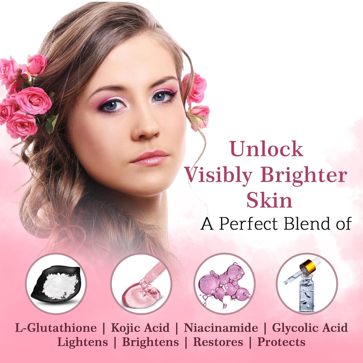 Healing Pharma - Agefine L- glutathione/Glycolic Acid & kojic Acid Cream for Face/Skin Whitening/Pigmentation/Darks Spot/Dark Circle & Acne Spots | Anti Aging Cream for Women & Men Daily Use - 20g