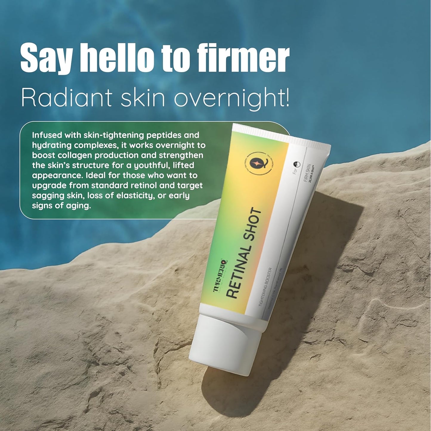 Retinol Shot 0.1% Night Cream | Tightens Skin & Boosts Glow | Reduces Fine Lines & Wrinkles | Firming + Hydration |