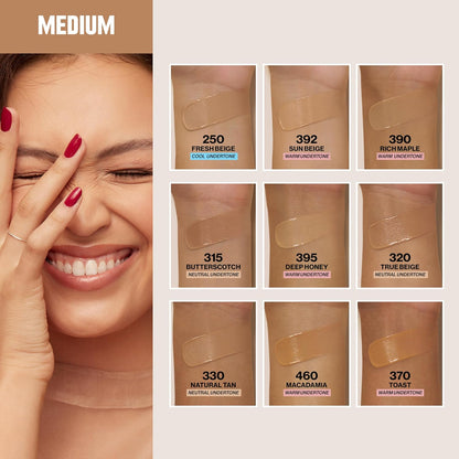 Revlon Liquid Foundation, ColorStay Face Makeup for Normal & Dry Skin, SPF 20, Longwear Medium-Full Coverage with Natural Finish, 250 Fresh Beige, 30 ml