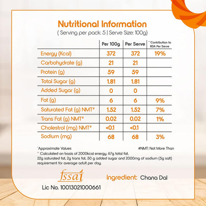 FORTUNE Chana Besan, 100% Chana Dal 100% Taste, 500 Gm