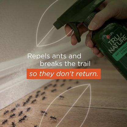 Tru Nature Herbal Ant Repellent Spray - 200 ML | Removes entire Ant Colony | 100% Plant Based, Chemical Free | Works on All Ant Types | For Home, Kitchen, Office & Garden