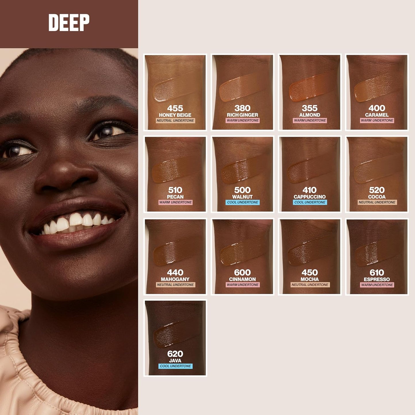Revlon Liquid Foundation, ColorStay Face Makeup for Combination & Oily Skin, SPF 15, Medium-Full Coverage with Matte Finish, 400 Caramel, 1 Fl Oz