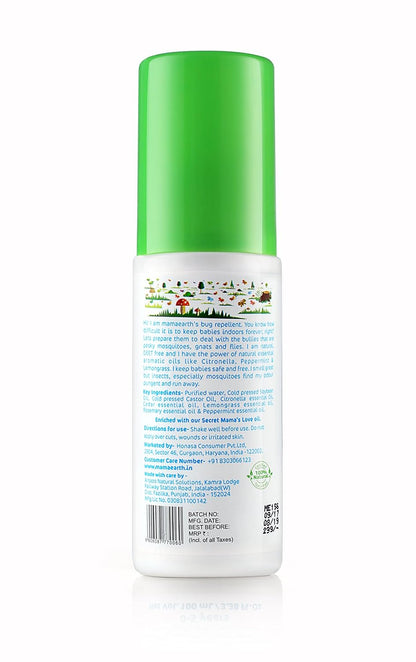 Mamaearth Natural Insect Repellent for Babies (100 ml, 0-5 Yrs), Pack of 1