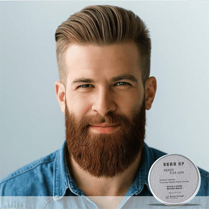 Beauty Garage Gear Up Beard Balm Tames, Softens & Boosts Growth, 30g