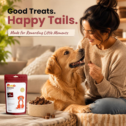 Nootie Rewards Soft Liver Cubes for Dogs 50g | High Protein Dog Treats