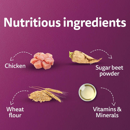 Whiskas Junior Kitten (2-12 Months) Wet Cat Food, Chicken in Gravy, 80 g Hydrating Food Made With Real Chicken, 100% Complete & Balanced Nutrition for Kittens
