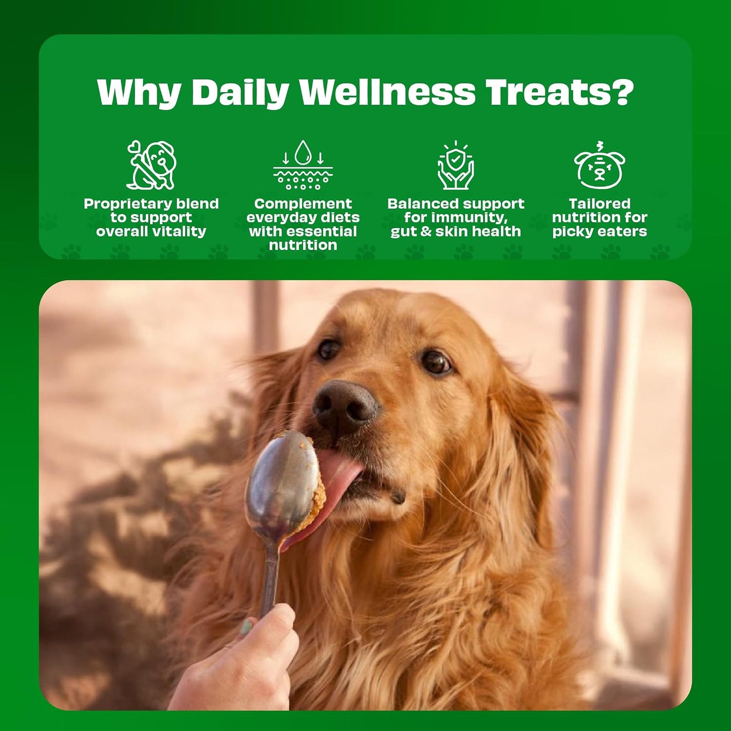 Pawfect Peanut Butter with Strawberry & Pumpkin Seeds for Dogs & Puppies - 100% Natural Lickable Treat- No Added Sugar, Salt, Palm Oil - No Sweeteners, No Xylitol - Healthy Dog Treat (450g/15.87oz)