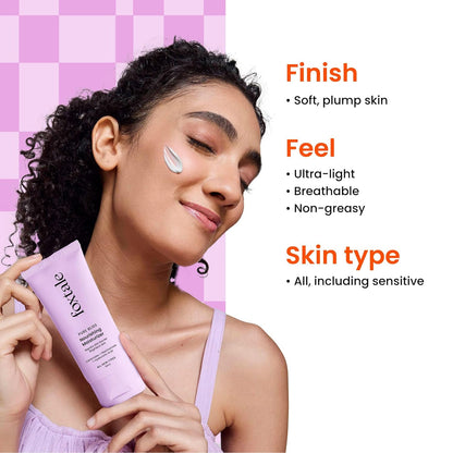 Foxtale Nourishing Ceramide Face Moisturizer with Niacinamide for 100 Hr Hydration, Lightweight & Non-Sticky, For Soft & Glowing Skin, Men & Women, All Skin Types, 100 ml