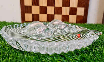 SAUDEEP INDIA Vastu Feng Shui Crystal Turtle Tortoise with Plate for Good Luck Feng Shui Tortoise Turtle (Turtle for Love)