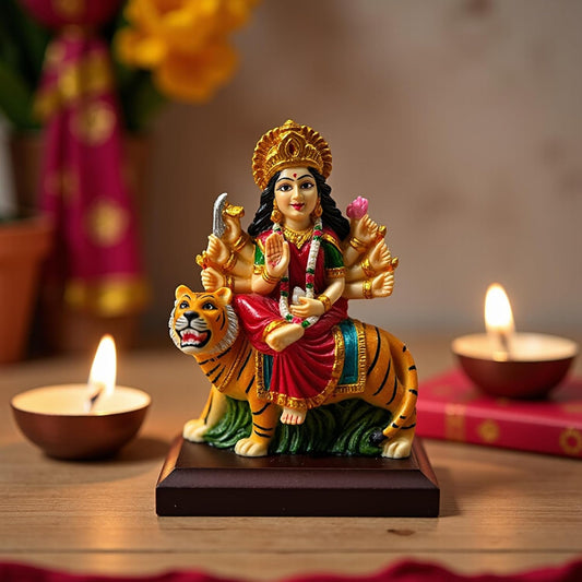 UNOVATE MATA Rani Murti for Home | Durga MATA Idol for Car Dashboard
