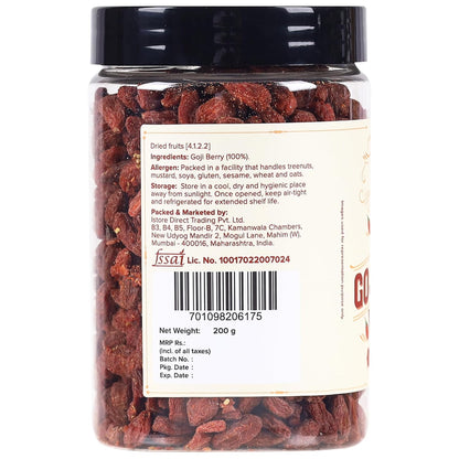 Urban Platter Goji Berries, 200g (Antioxidant-Rich Superfood | Naturally Sweet & Chewy | Great for Snacking, Smoothies & Baking)