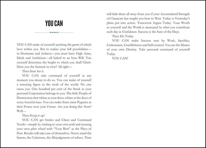 You Can by George Matthew Adams | The Classic Guide to Self-Belief, Self-Help, Motivation & Personal Growth | A Life Changing Book on Success and Inner Strength | Premium Paperback Edition | Best Seller