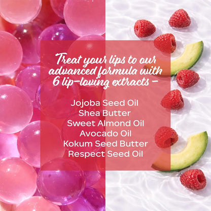 FACES CANADA Peptide Gloss Lip Balm - Cherry Charm 03, 10 ml | Tinted Lip Balm | Deeply Nourishing | Lightweight | Soft & Smooth Finish | Overnight Lip Treatment | With Butters & Hyaluronic Acid Infused