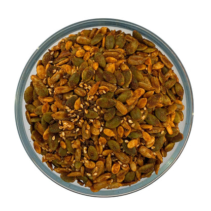 Everiday Spicy Peri Peri Roasted 6-in-1 Super Seed Mix | 250g | Pumpkin, Sunflower, Watermelon, Sesame, Chia & Flax | Healthy Crunchy Snack for Daily Nutrition | High Protein, Fibre & Omega-3 | Vegan & Gluten-Free