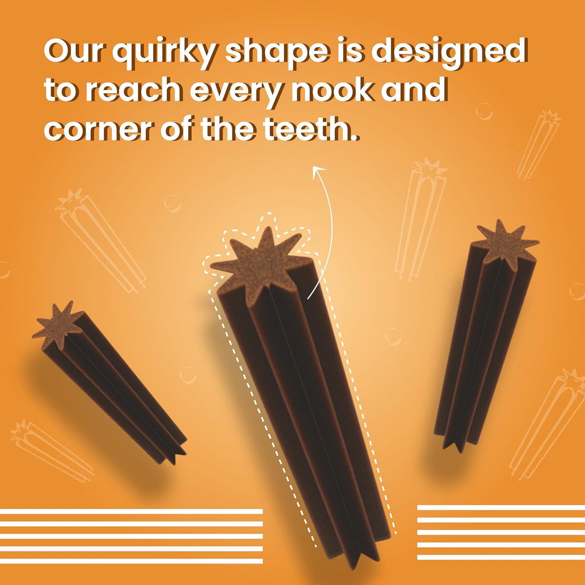 BARK OUT LOUD- Dental Sticks Dog Treats | Sugar Free | Plaque Tartar & Odour Oral Care | Fresh Smell Chicken Dog Treats - 100gm (100 gm, Dental Sticks)