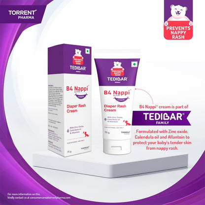 B4 Nappi Cream 75gm - Diaper Rash Prevention Cream.