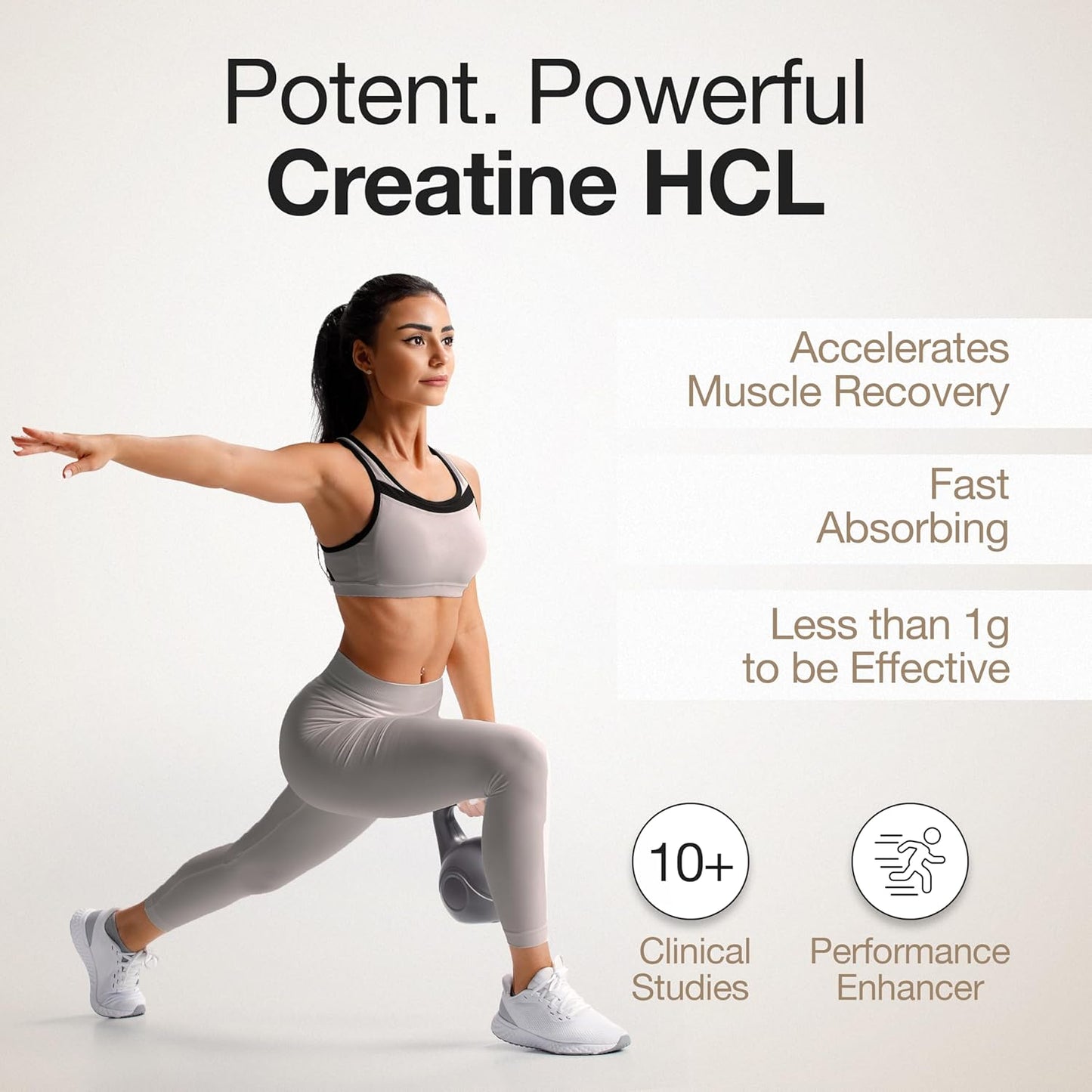 Wellbeing Nutrition 100% Pure Micronised Creatine Powder Monohydrate + HCL| Unflavoured |100g, 33 servings | Tested for Purity | For Muscle Strength & Recovery, Muscle Growth| For Men & Women