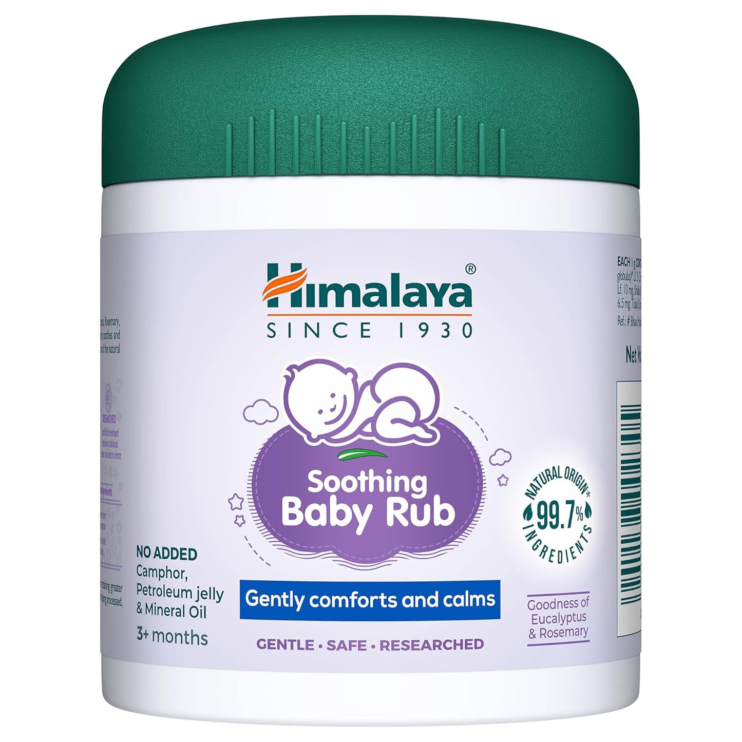 Himalaya Soothing Baby Rub (50ml) | with Eucalyptus Oil | Releives Nasal Congestion & helps easy breathing