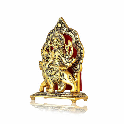 Maa Durga Idol sherawali MATA Murti Goddess for Pooja Room, Home, Office Temple Mandir Decor Showpiece, Gift Items
