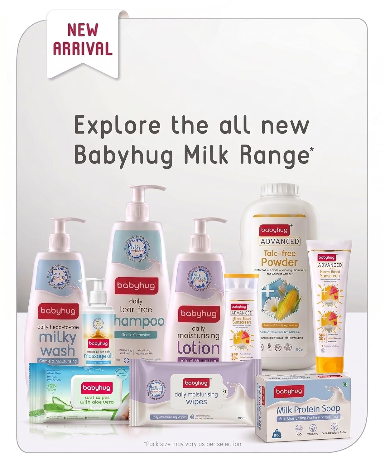 BABYHUG Daily Moisturising Milky Lotion - Enriched With Natural Oil, Aloe Vera Extract 400ML(Pack Of 1)