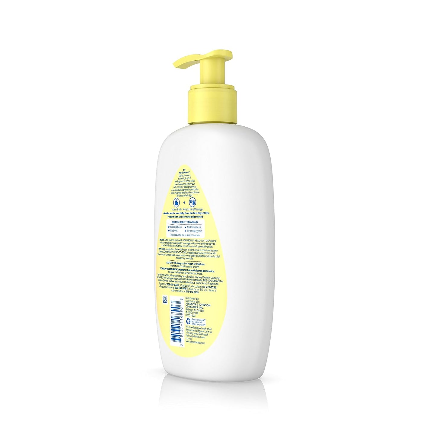 Johnsons Head-To-Toe Extra Moisturizing Baby Cream, 27 Oz