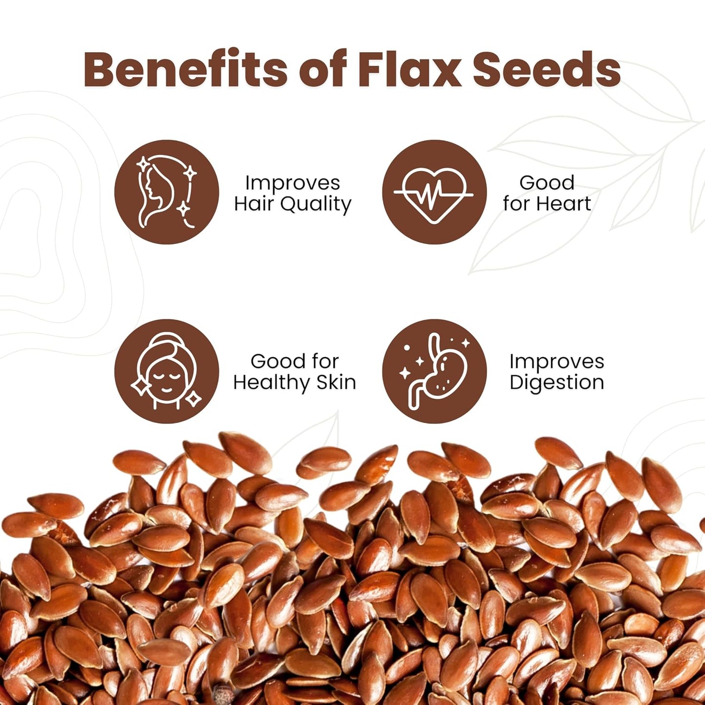 Nutrihar Roasted Flax Seeds 100g | Unsalted & Roasted Alsi Seeds | Omega-3 & Calcium Rich | No Added Oil