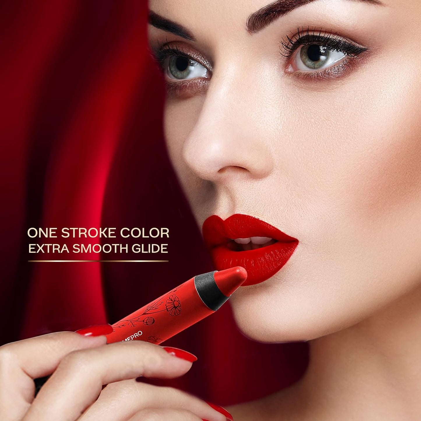 FACES CANADA Ultime Pro Matte Lip Crayon - Brunette (Brown), 2.8g | 8HR Long Stay | Smooth Creamy Matte Texture | Intense Color in 1 Stroke | Hydrates With Chamomile & Cocoa Butter