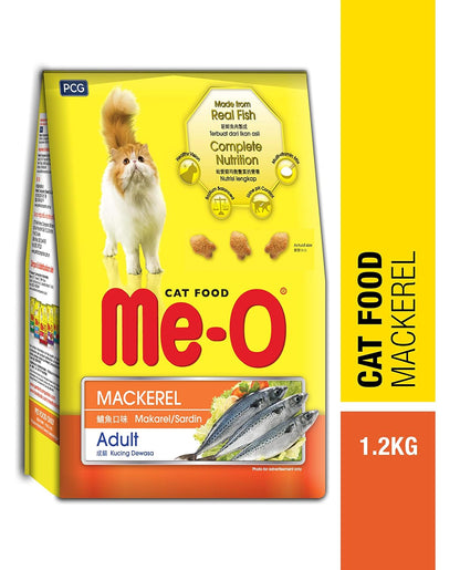 Me-O Adult Dry Cat Food Mackeral Flavour 1.2 Kg