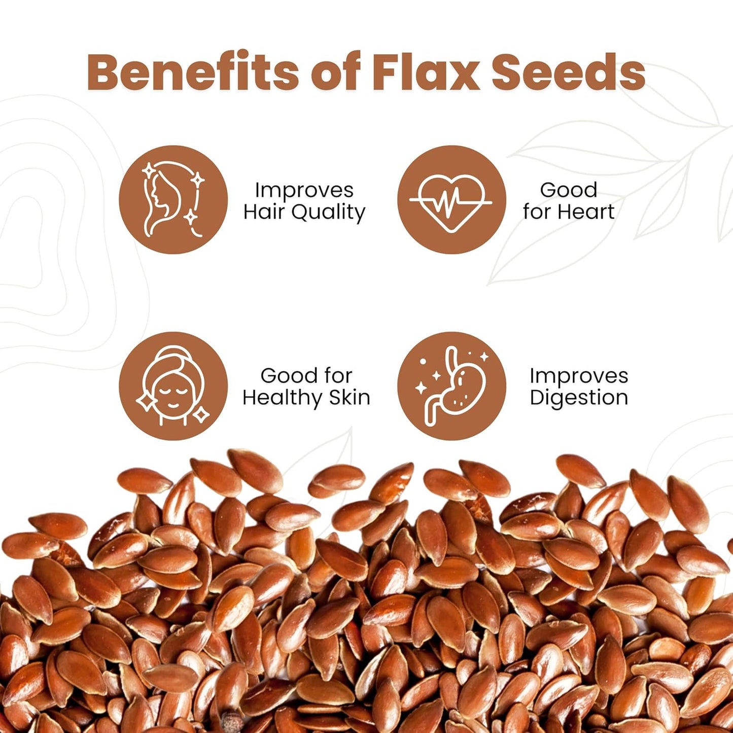 Nutrihar Raw Flax Seeds 100g | Double-Cleaned | Rich in Omega-3 & Protein | Good for Hair Growth | Alsi Seeds 100g