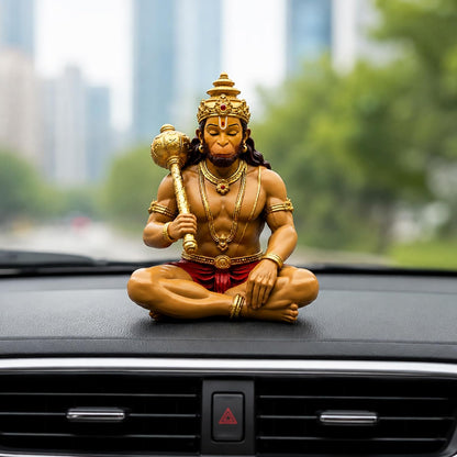 UNOVATE Hanuman Murti | Idol for Car Dashboard, Home, Office, Multicolour